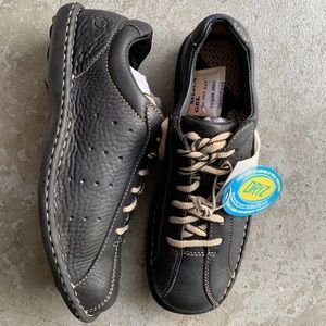 BORN BLACK LEATHER SNEAKER - Bowling Style - VTG